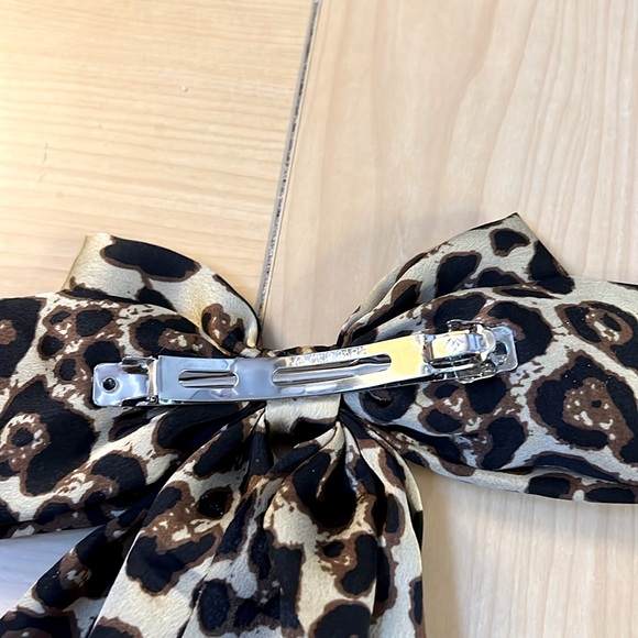 Leopard Hair Bow Barrette *NEW* - Picture 7 of 10